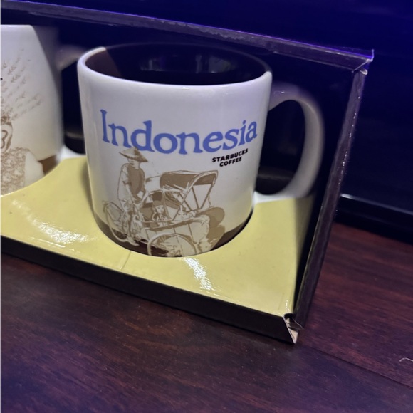 Brand New Starbucks Global Icon Jakarta Indonesia Demitasse Espresso 3oz Mugs - Picture 4 of 6